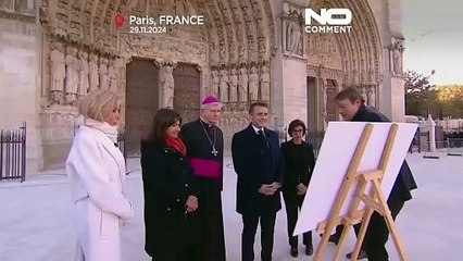 Frankreichs Präsident Macron besucht Notre Dame zum ersten Mal nach dem Feuer