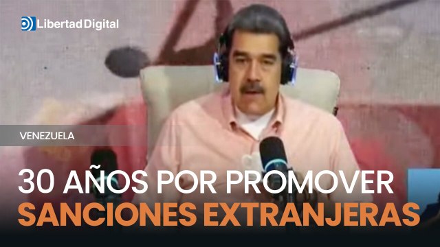 Maduro califica de progresista la ley que impone penas de hasta 30 años por promover sanciones extranjeras