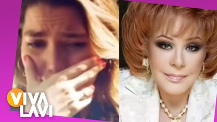 Frida Sofía llora la muerte de su abuelita Silvia Pinal