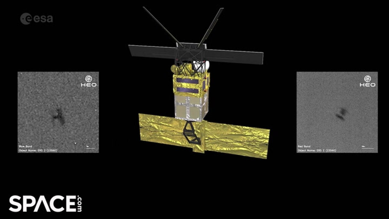 Doomed Satellite Seen By HEO Robotics Cameras I...