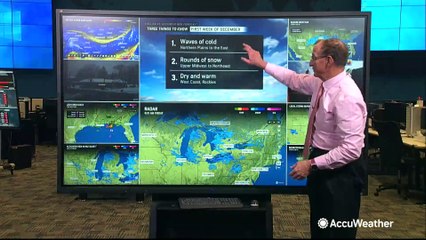 Looking ahead: Snow blanketing the Upper Midwest and Northeast