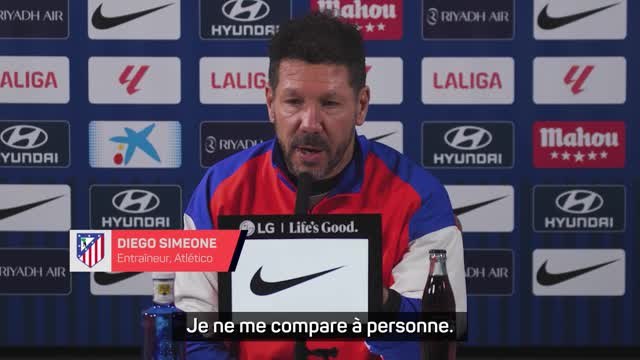 Atlético - Simeone sur le Barça et le Real Madrid : Je ne me compare à personne