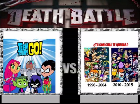 Los jóvenes titanes en acción VS las caricaturas viejas y nuevas de cartóon Network