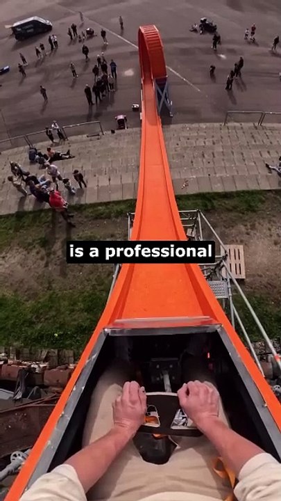 Hot Wheels in Real Life Amazing Slide For Time