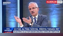 Bakan Uraloğlu: 16 yaş altı sosyal medya hesabı açamamalı