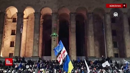 Gürcistan'da AB üyelik müzakerelerinin askıya alınması sokakları karıştırdı