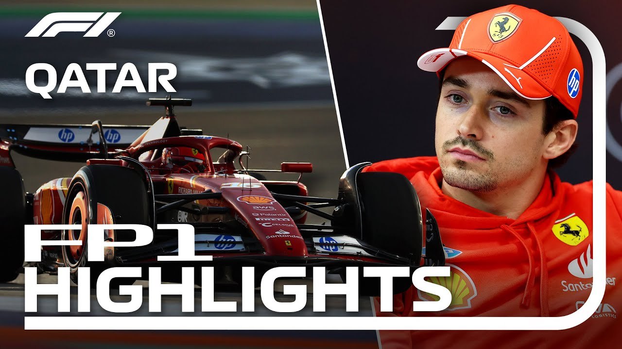 Leclerc gana la FP1 del Gran Premio de Qatar 2024