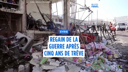 L'attaque sur la ville d'Alep ravive la guerre en Syrie après cinq ans de trêve
