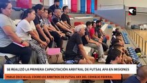 Se realizó la primera capacitación arbitral de Futsal AFA en Misiones