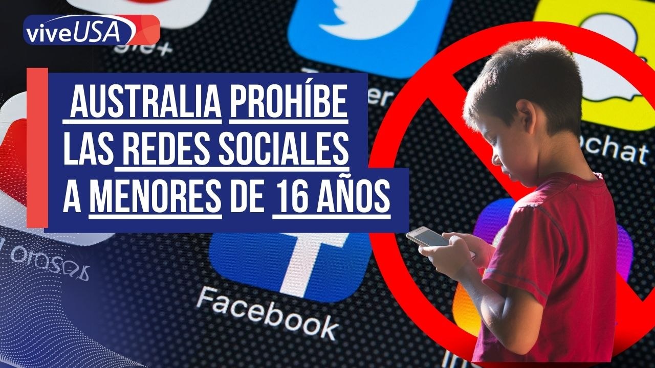 Australia PROHÍBE las redes sociales a menores de 16 años