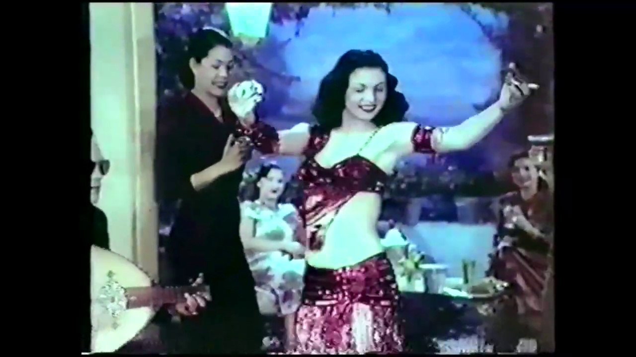 لاول مرة رقصة لكيتي من فيلم مصري ملون /  Kaiti Voutsakis oriental dance in a Techni color Egyptian movie