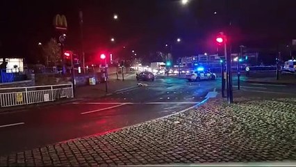 Farm Road - police at scene