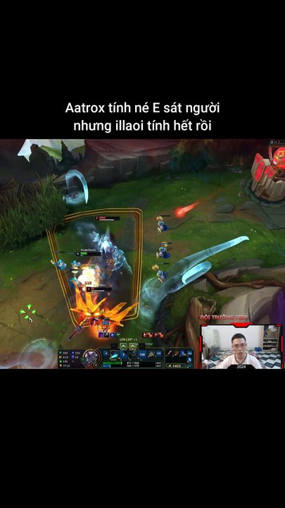 Aatrox tính né E sát người nhưng illaoi tính hết rồi #aatrox #illaoi #lienminhhuyenthoai #leagueoflegends