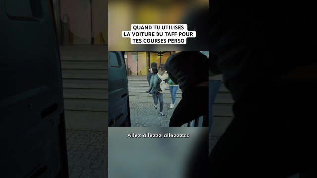 QUAND TU UTILISES LA VOITURE DE LA SOCIÉTÉ POUR TES COURSES PERSO 😂 #blablou #humour #drole #sketch