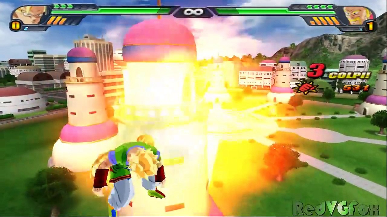 Mr. Satan Super Saiyan VS Goku AF - DBZ; Tenkaichi 3 (Voci ITA)