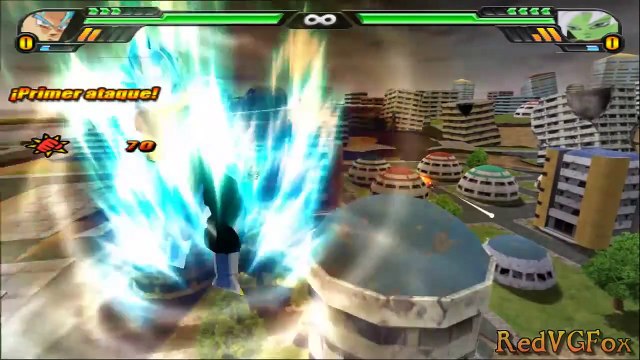 Super Saiyan Blue Vegito VS Merged Zamasu - Dragon Ball Z; Budokai Tenkaichi 4 (MOD)