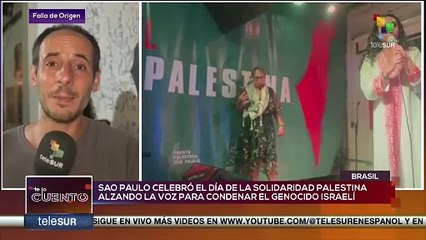 São Paulo realizó un encuentro en nombre de las víctimas del genocidio israelí