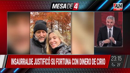 🔴 INSAURRALDE ATRIBUYÓ SU PATRIMONIO A JESICA CIRIO