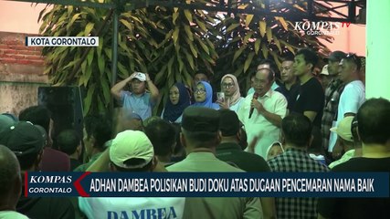Adhan Dambea Polisikan Budi Doku Atas Dugaan Pencemaran Nama Baik