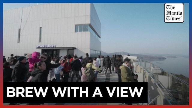 Popular coffee shop opens near heavily militarized North Korea border