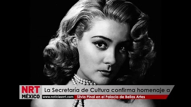 La Secretaría de Cultura confirma homenaje a Silvia Pinal en el Palacio de Bellas Artes