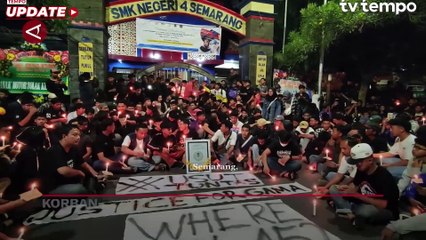 Doa Bersama Warga Semarang untuk Korban Penembakan Oknum Polisi