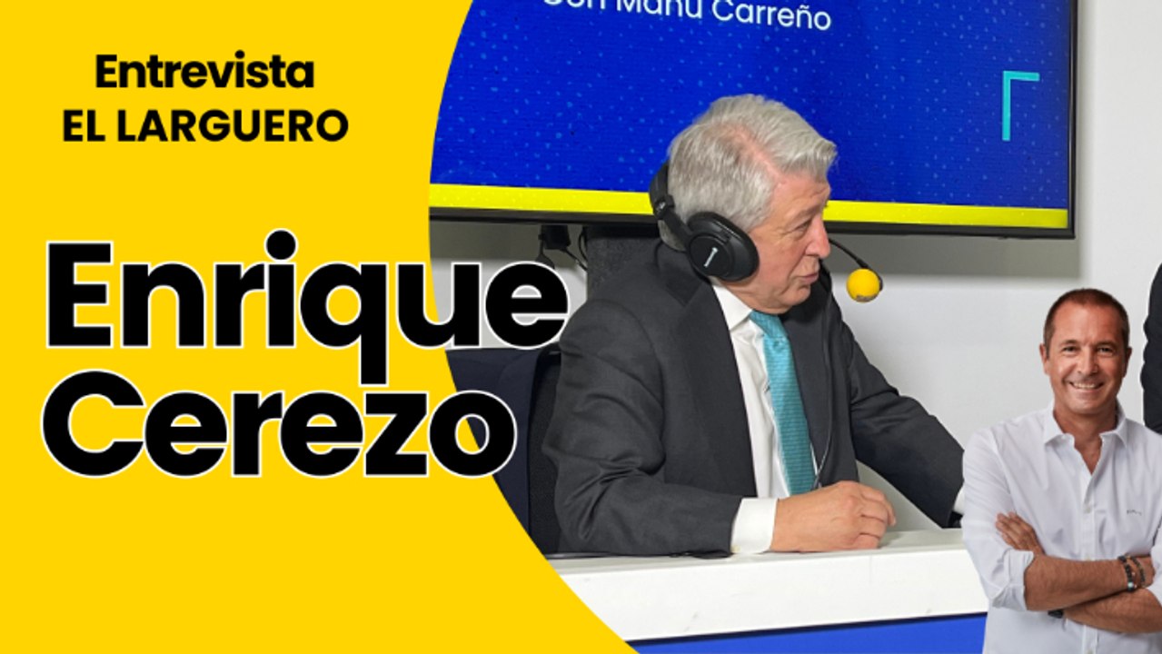 Enrique Cerezo: "Nos gustaría tener un Tomás Roncero en el Atlético de Madrid, pero no lo tenemos"