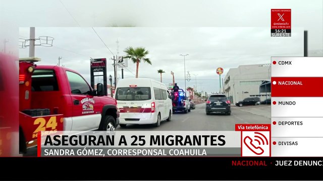 En Coahuila, autoridades logran asegurar a 25 migrantes en Piedras Negras