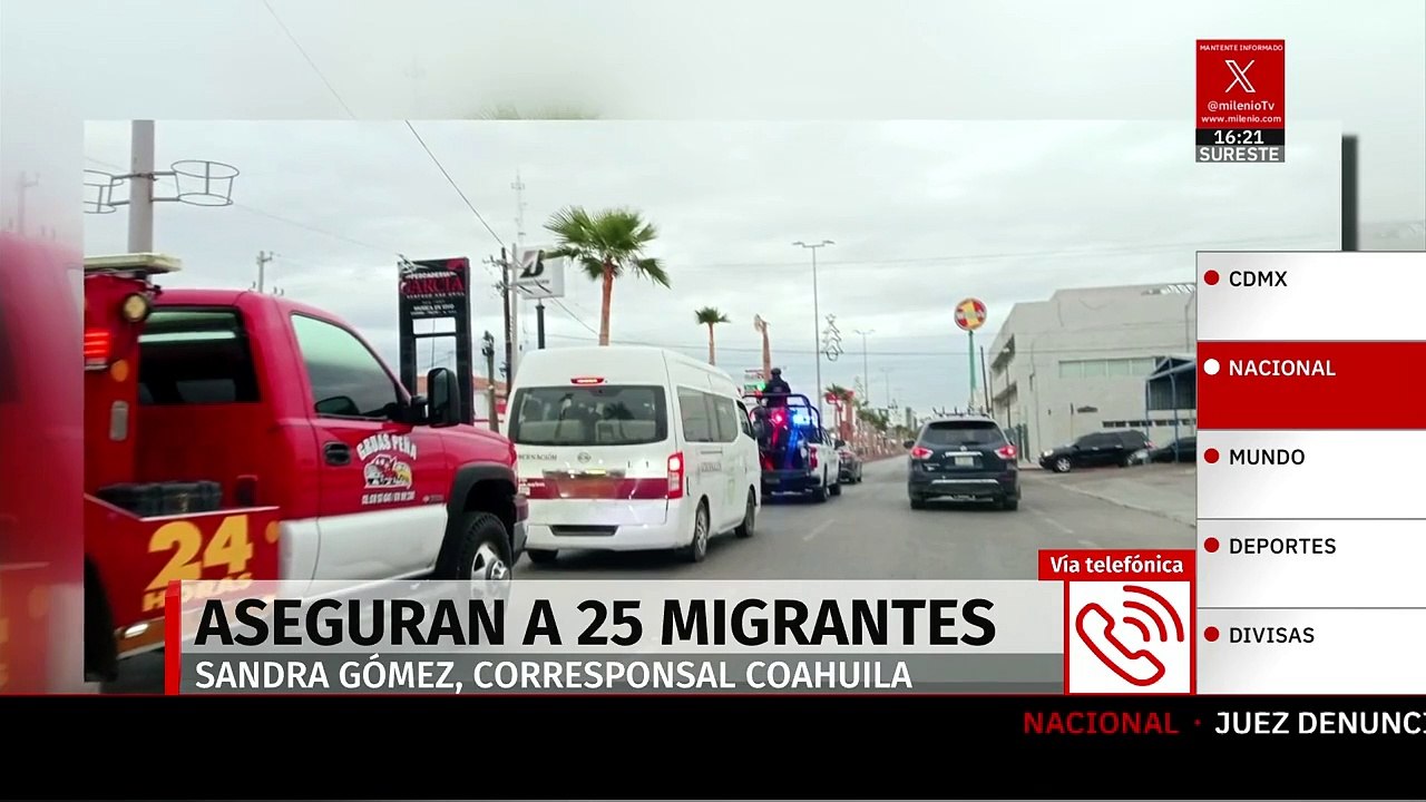 En Coahuila, autoridades logran asegurar a 25 migrantes en Piedras Negras