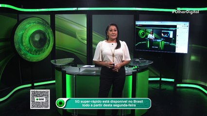 5G super-rápido está disponível no Brasil todo a partir desta segunda-feira