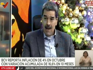 Presidente Nicolás Maduro: El PIB de la economía real venezolana ha crecido un 8,5%
