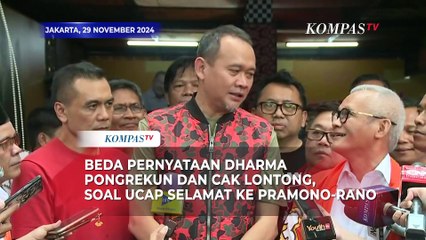 Beda PernyataanDharma Pongrekun dan Cak Lontong, soal UcapSelamat ke Pramono-Rano
