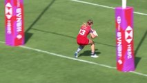 La France battue au buzzer -  Rugby à 7 (F) - HSBC Seven Series