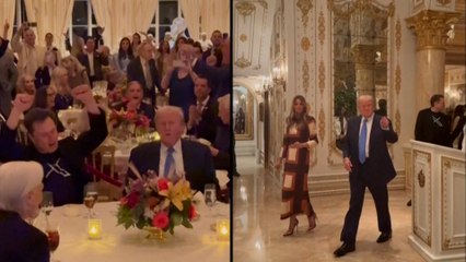 Donald Trump y Elon Musk cenan juntos el día de Acción de Gracias