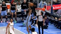 Morant fires must-see monster alley-oop past Pelicans