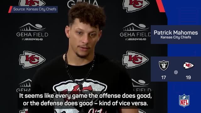 Mahomes demands more from Chiefs despite victory
