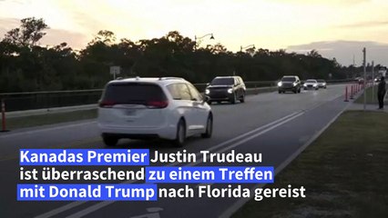 Trudeau trifft Trump in Florida nach Zoll-Drohung