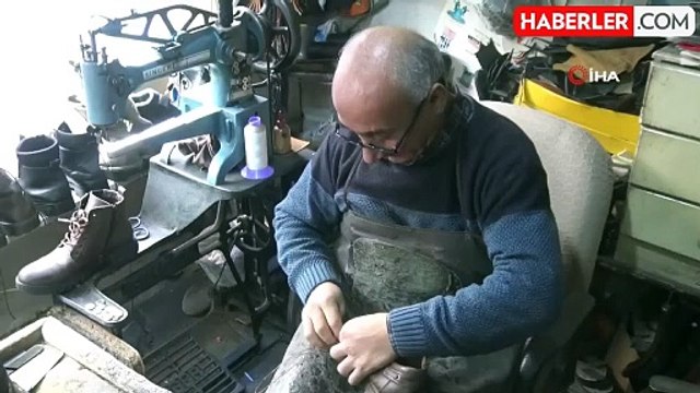 44 Yıldır Ayakkabı Tamirciliği Yapan Usta, Alım Gücünün Düşüşünü Anlattı