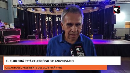 El Club Pirá Pytá celebró su 88º aniversario