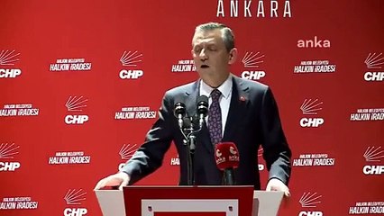 Özgür Özel'den Cumhurbaşkanı'na eleştiri