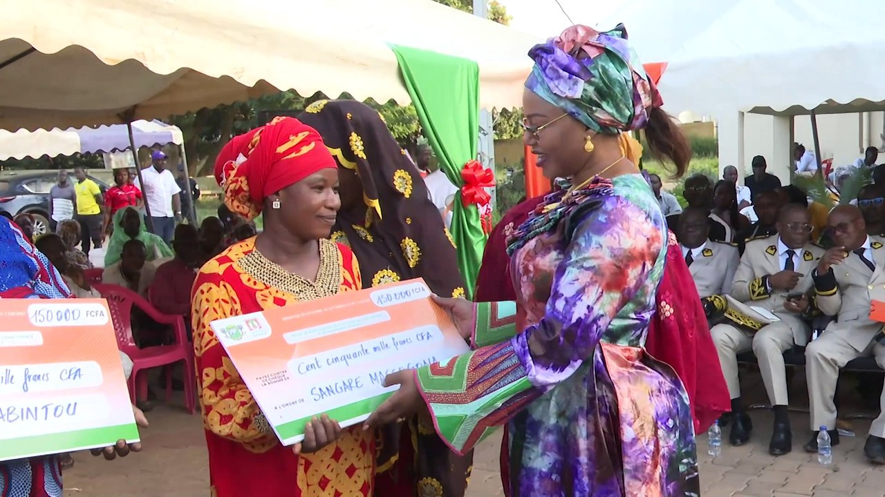 Nasseneba Touré, Maire d'Odienné soutient l'entrepreneuriat féminin dans le Kabadougou #RTIinfo