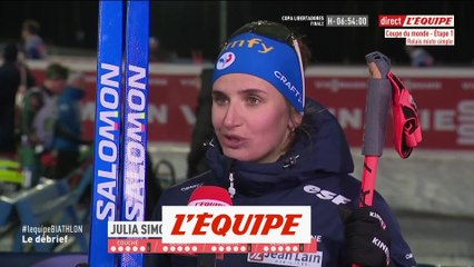 Simon : «C'est perfectible, mais c'est déjà bien»  - Biathlon - CM