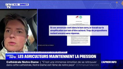 "On n'a plus rien à perdre": la présidente de la coordination rurale de Corrèze assure que la mobilisation va "aller crescendo"