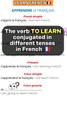 The verb apprendre conjugated in different tenses in French 🇨🇵🧠✌️| Learn French with Moh and Alain 👍 #speakfrench