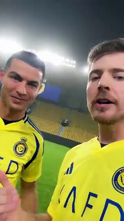 mr beast confronts ronaldo