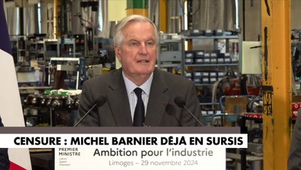 Censure : Michel Barnier déjà en sursis