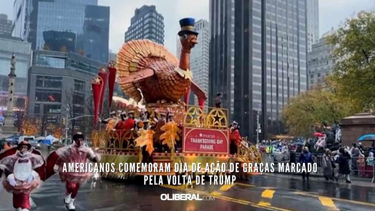 Americanos comemoram Dia de Ação de Graças marcado pela volta de Trump