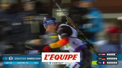 Le résumé du relais mixte simple de Kontiolahti - Biathlon - CM