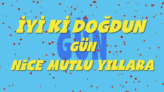 İyi ki doğdun GÜN - İsme Özel Ankara Havası Doğum Günü Şarkısı (FULL VERSİYON) (REKLAMSIZ)
