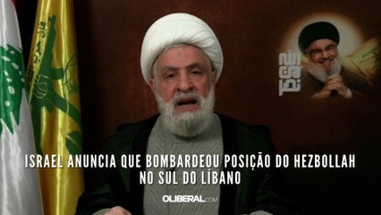 Israel anuncia que bombardeou posição do Hezbollah no sul do Líbano